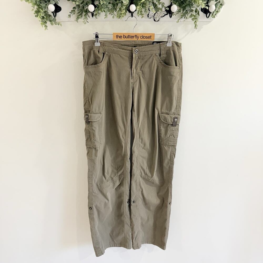 Kuhl Women’s Splash Roll Up Cargo Pants Green Size 12 H3214